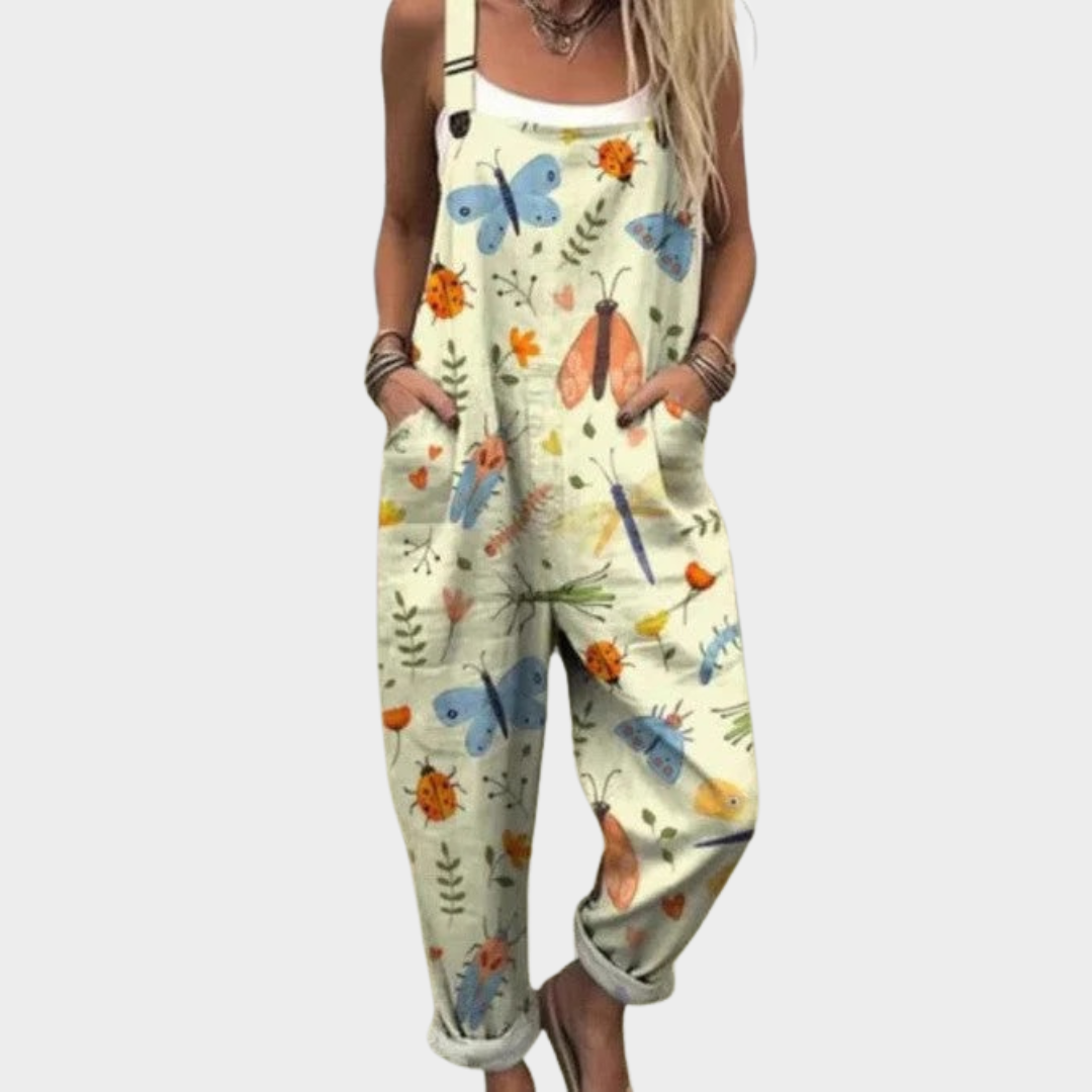 Juno - Comfortable Printed Overalls