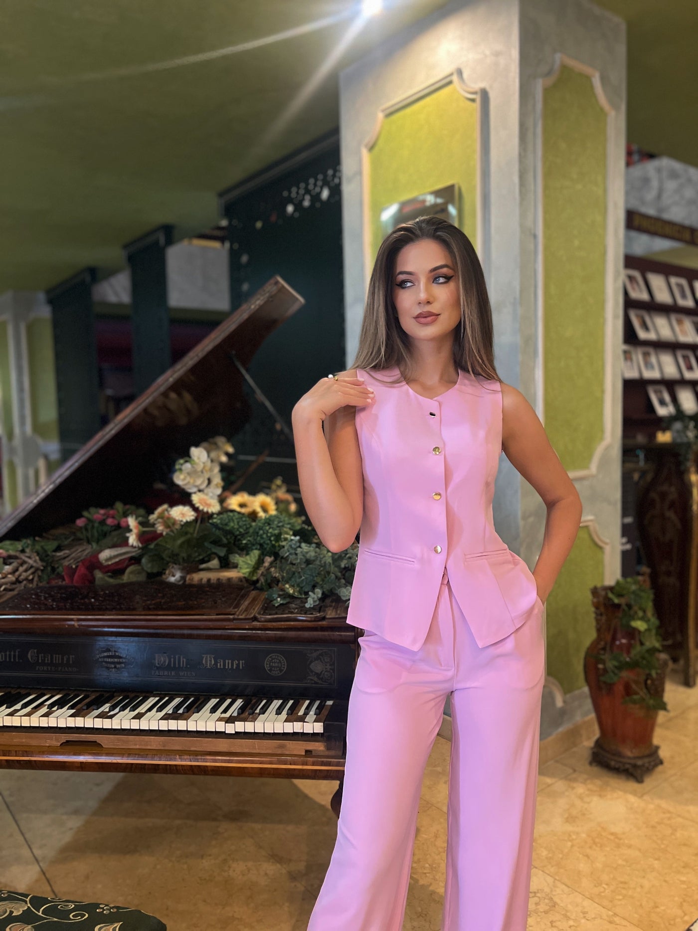 Liana | Elegancki Zestaw Damski – Dopasowany Garnitur Dwuczęściowy