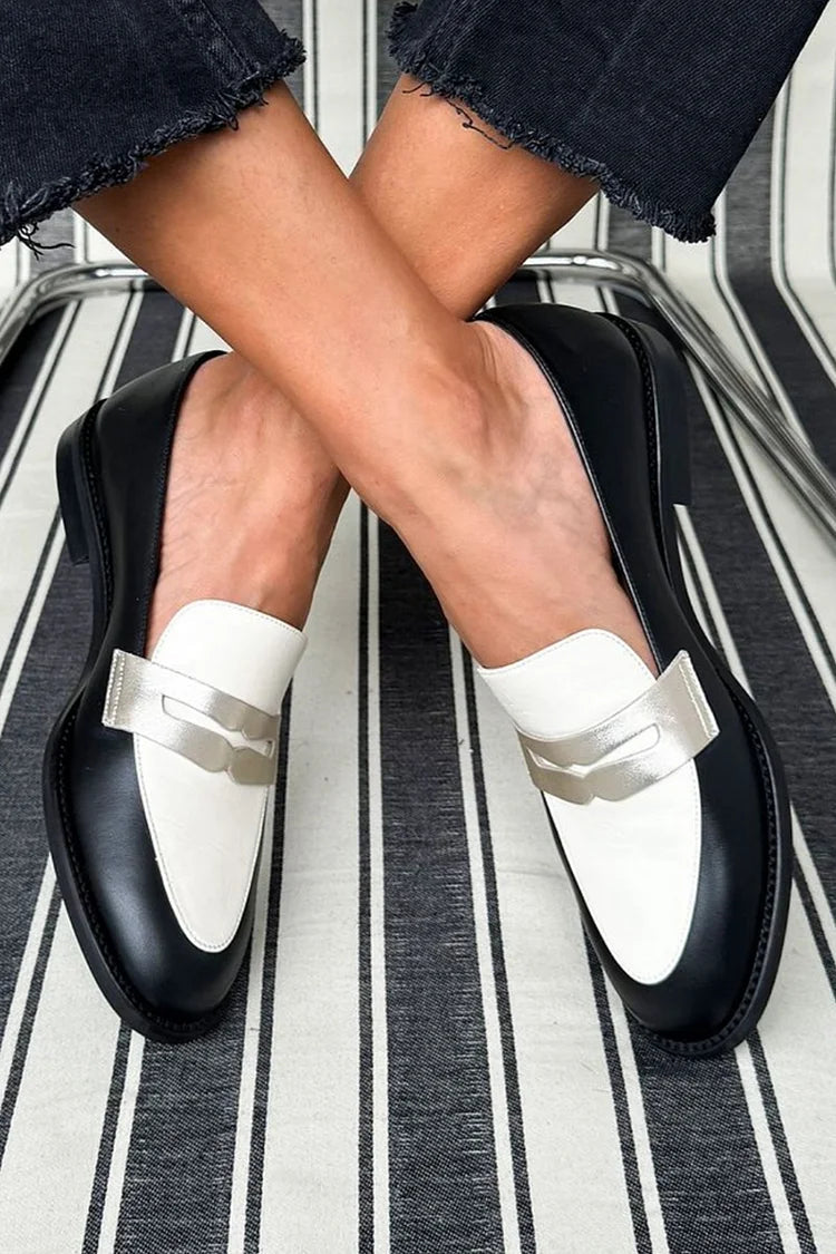 Abby | Monochrome Classic Loafers