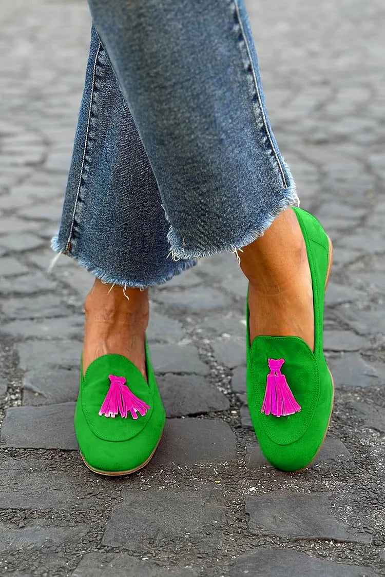 Brielle™ | Tassel Accent Loafers
