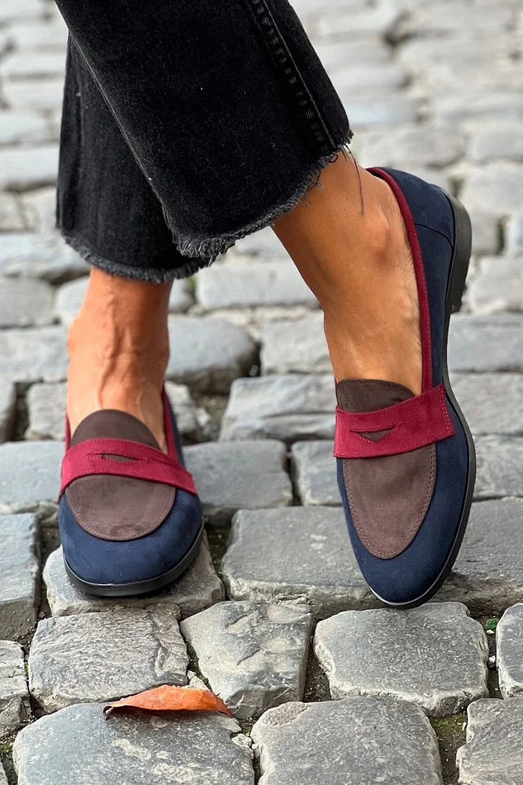 Iris | Color-Block Loafers