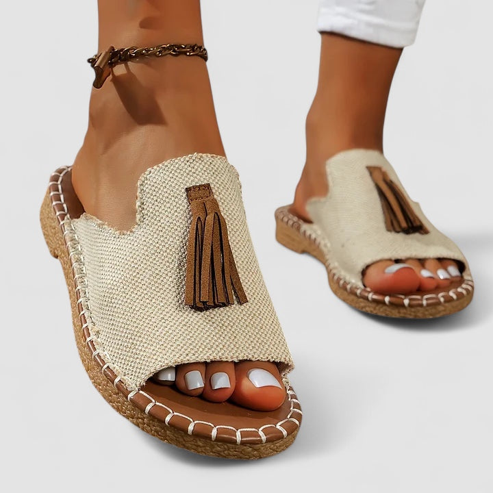 Leena | Komfortowe Płaskie Sandaly Ortopedyczne