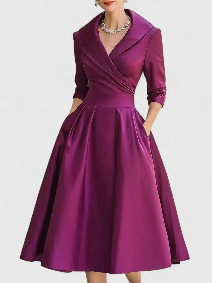 Zyrah | Elegant Midi Dress