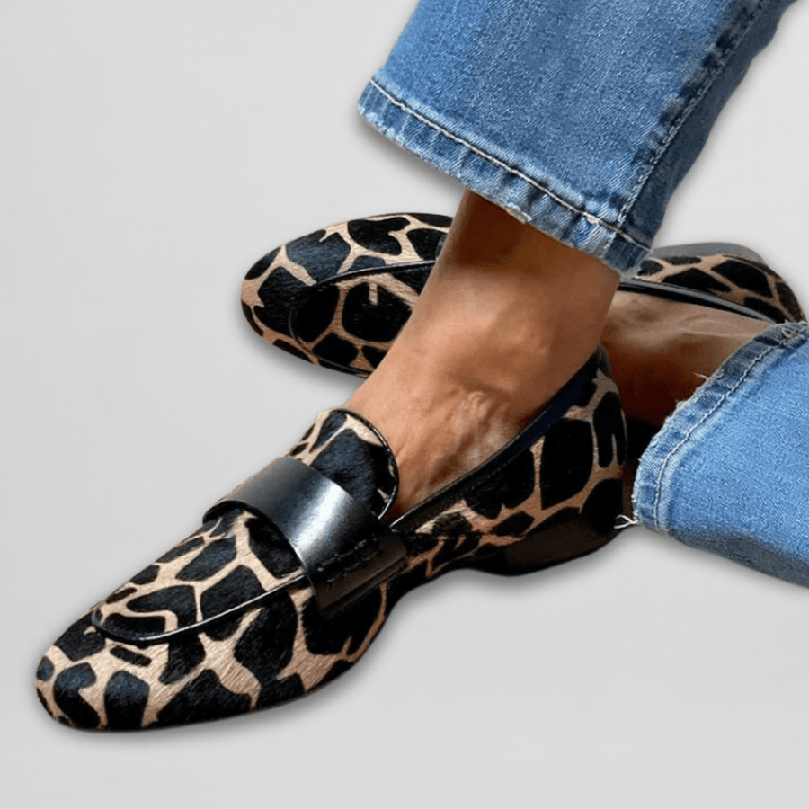 Lydia | Effortlessly Chic Animal-Print Loafers