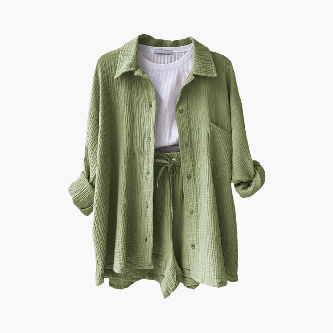 Aurélie | Elegancki i swobodny zestaw dwóch części