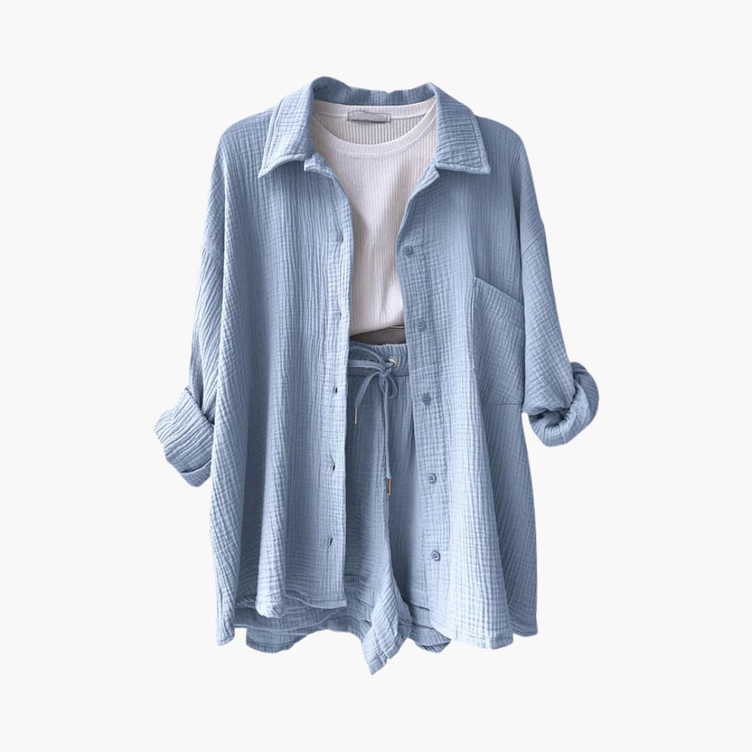 Aurélie | Elegancki i swobodny zestaw dwóch części