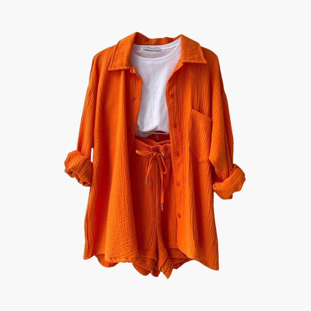 Aurélie | Elegancki i swobodny zestaw dwóch części