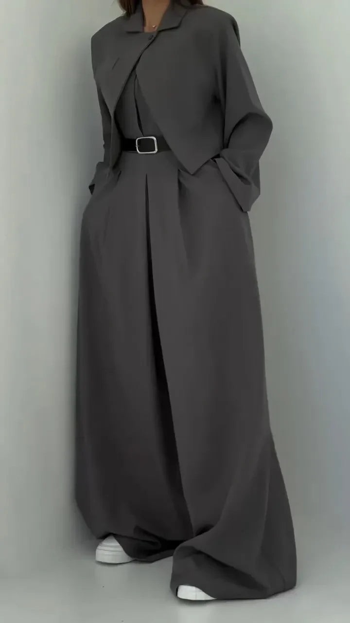 Iwona | Zestaw Damski: Bustier i Marynarka – Elegancki i Modny Styl