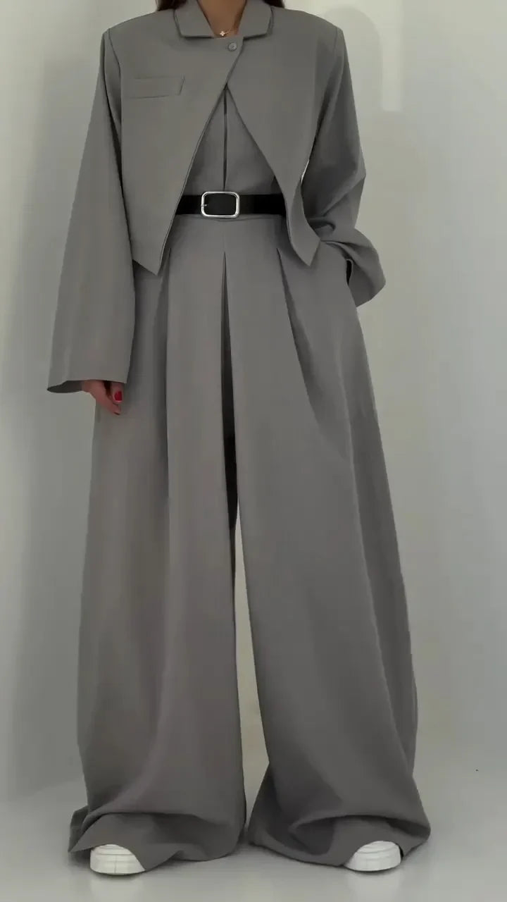 Iwona | Zestaw Damski: Bustier i Marynarka – Elegancki i Modny Styl