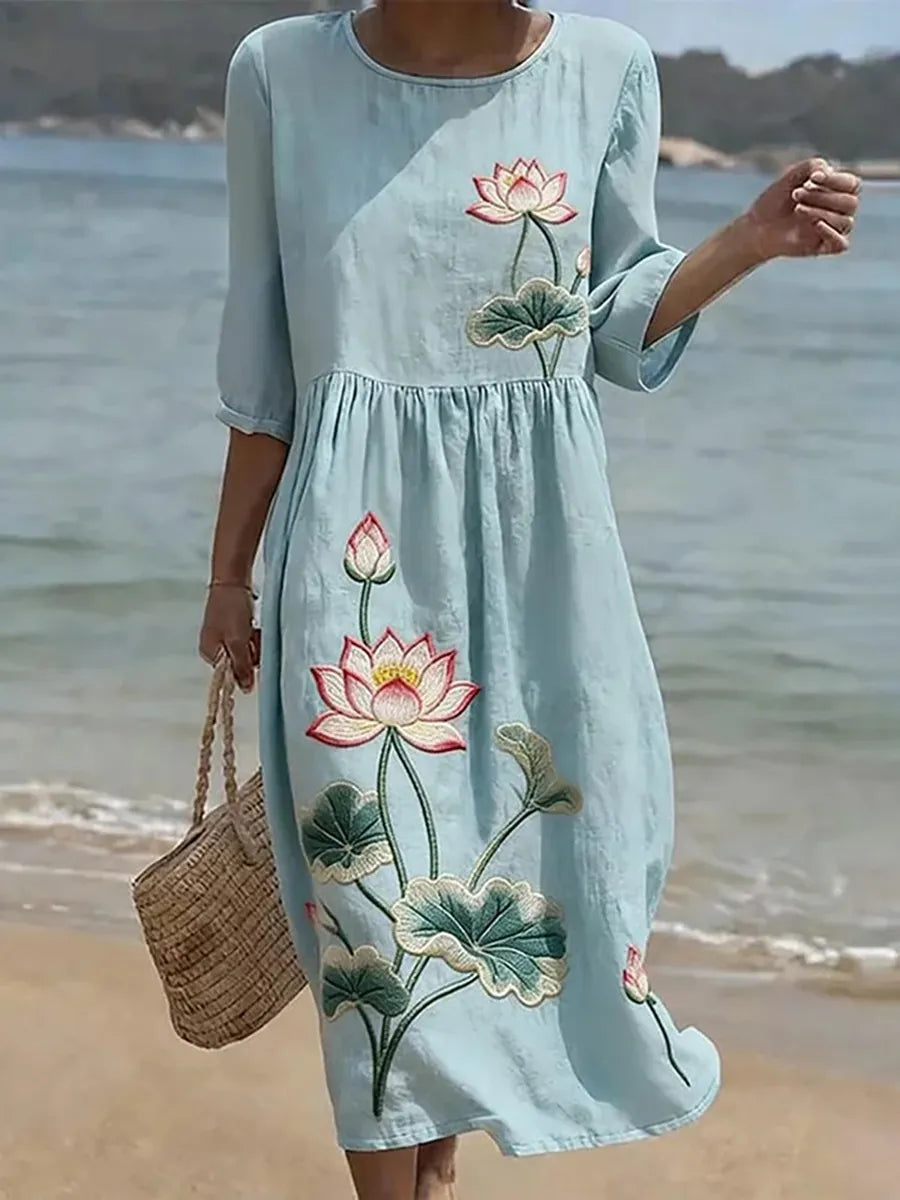 Vanessa • Elegant Floral Dress