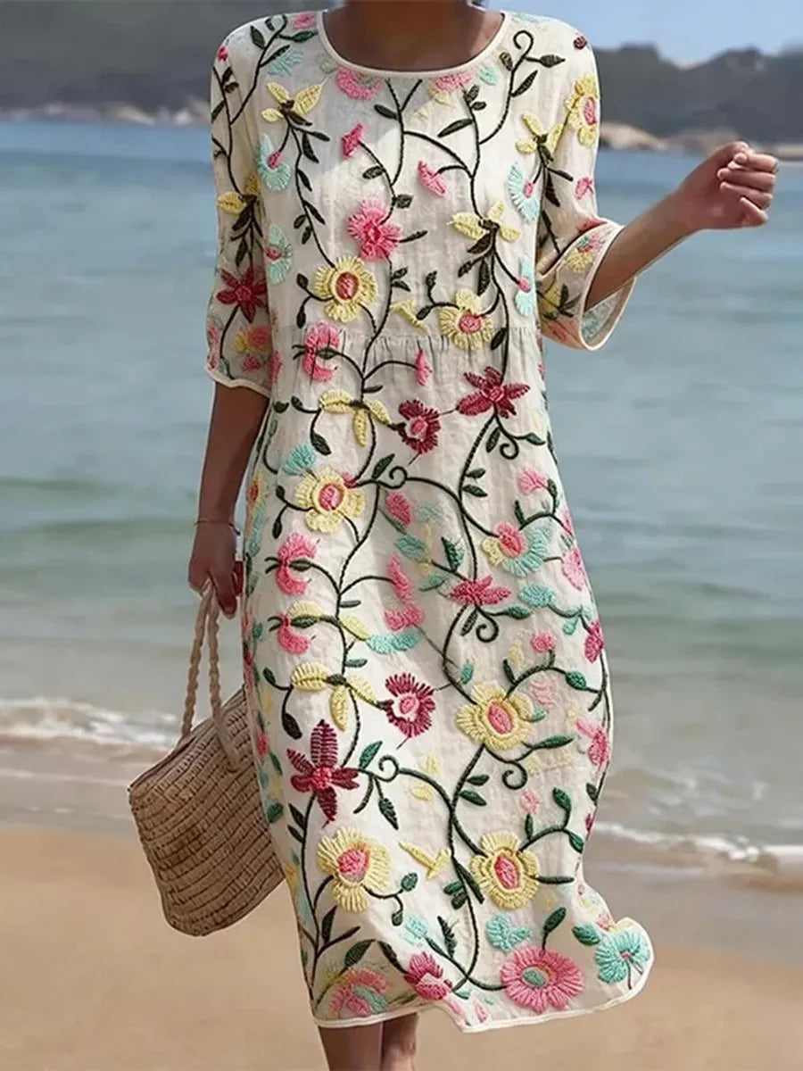 Erica™ | Elegant Floral Dress