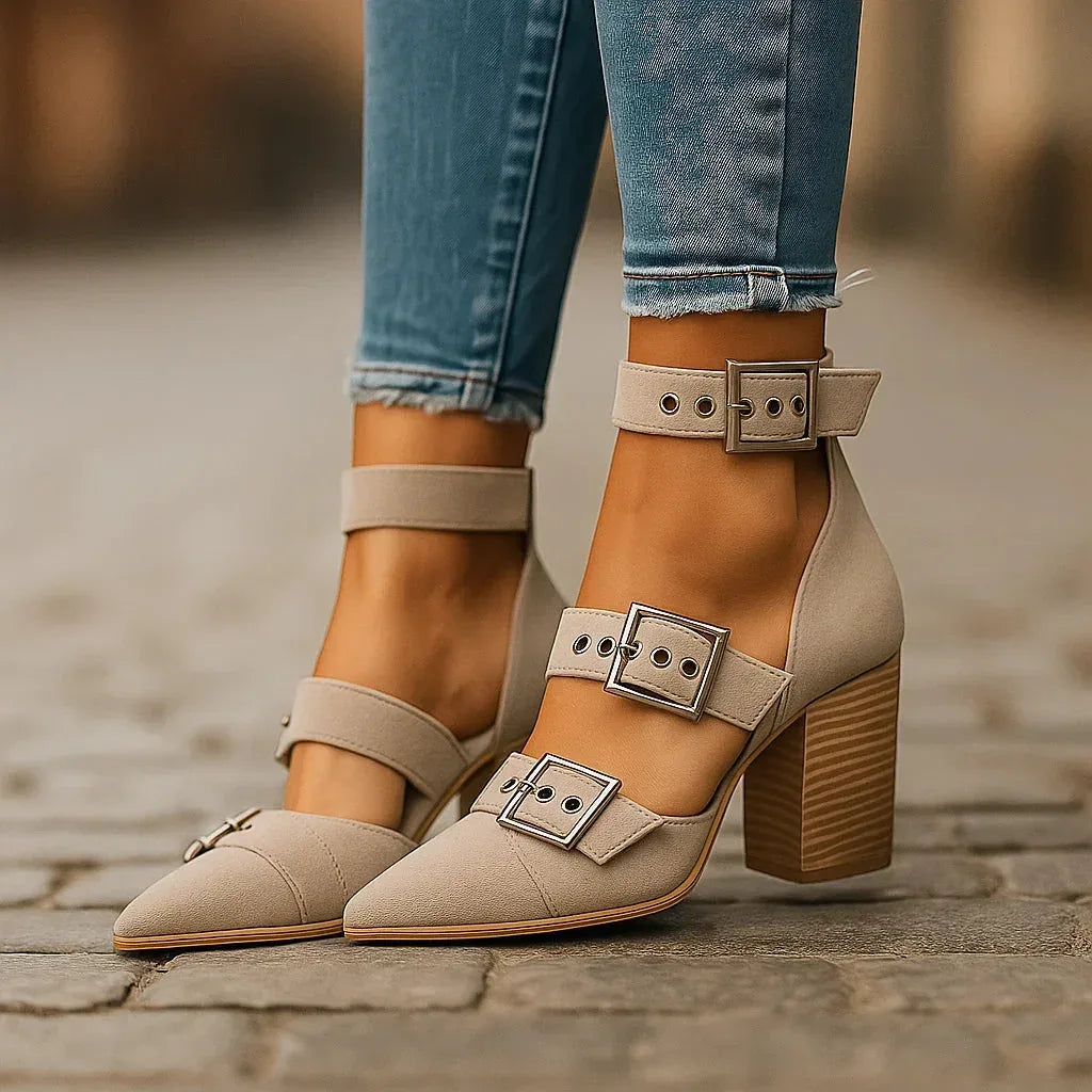 RAVYN RAE SUEDE HEELS