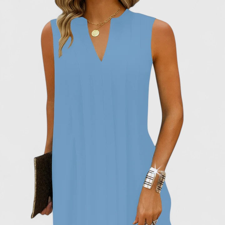 Clarhild™ | Elegant Flattering Dress with V-Neck