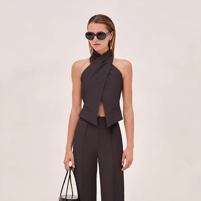 Vaelina | Top z dekoltem halter