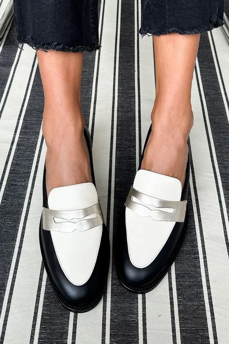 Abby | Monochrome Classic Loafers