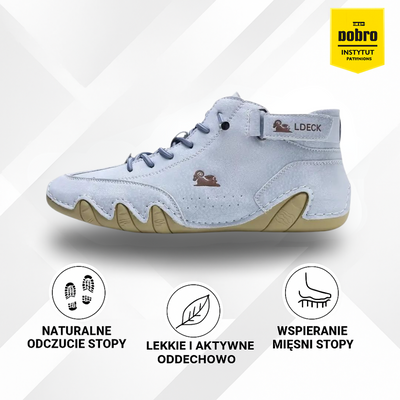 Alpaka | Ergonomiczny, wodoodporny, skórzany but barefoot odciążający stopy