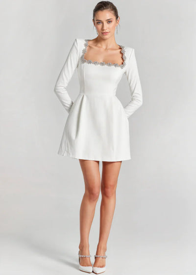 Nomi | Sukienka mini z weluru