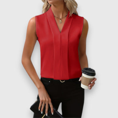 Olivia | Top bez rękawów