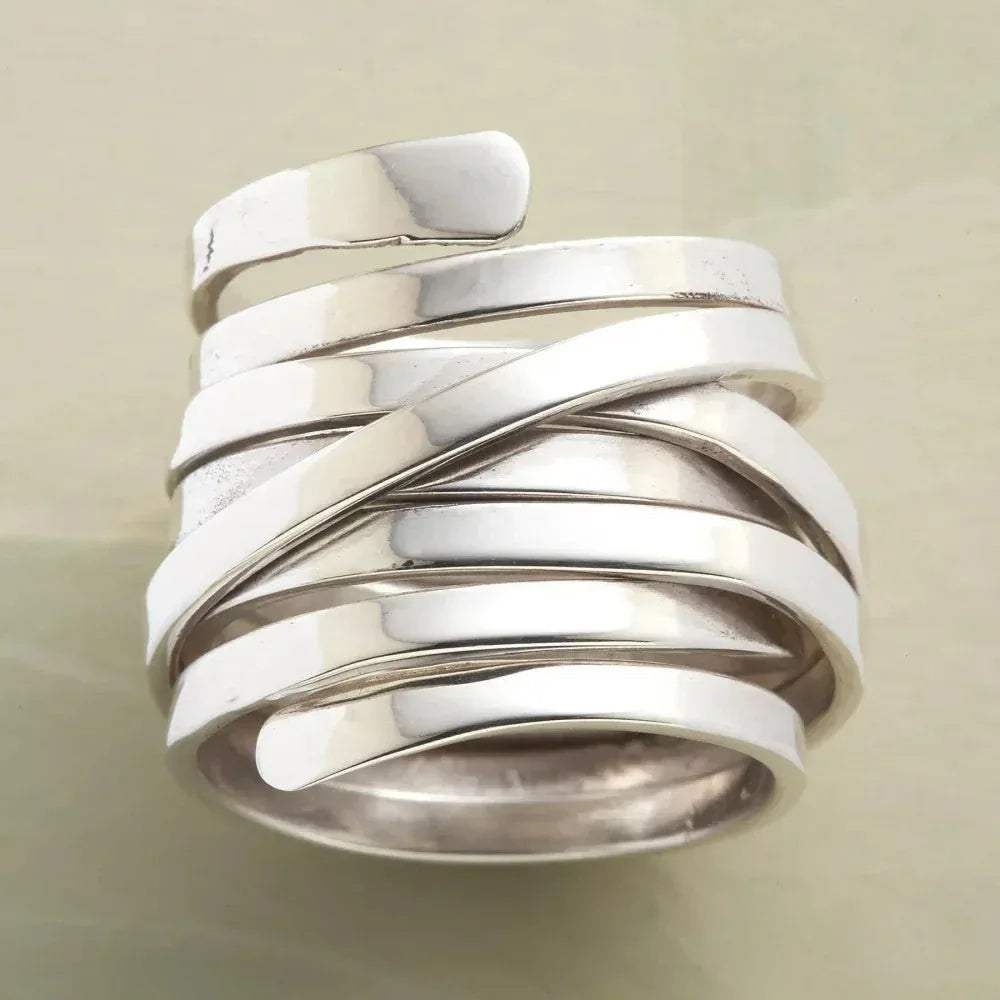 Antique Thick Layer Silver Ring