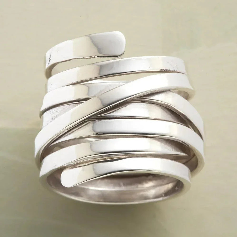 Antique Thick Layer Silver Ring