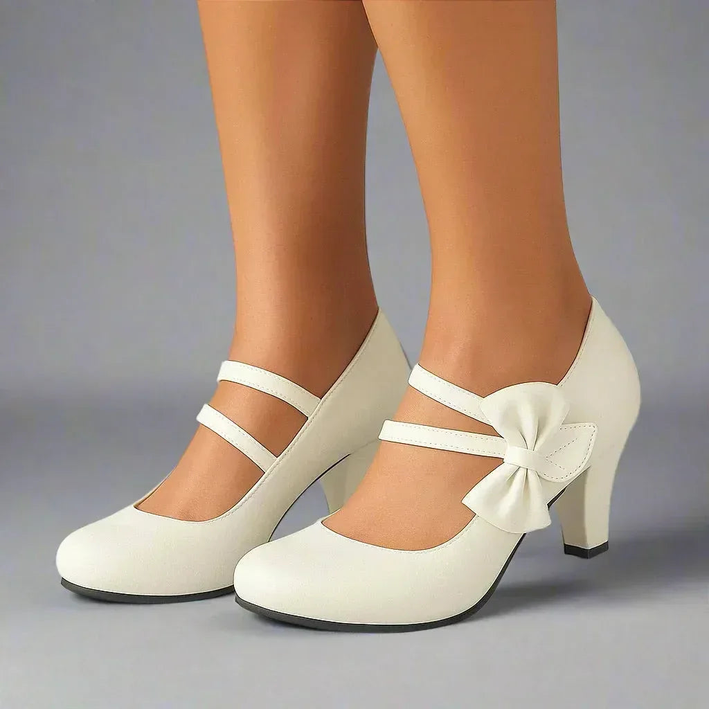 BELLA BOW HEELS