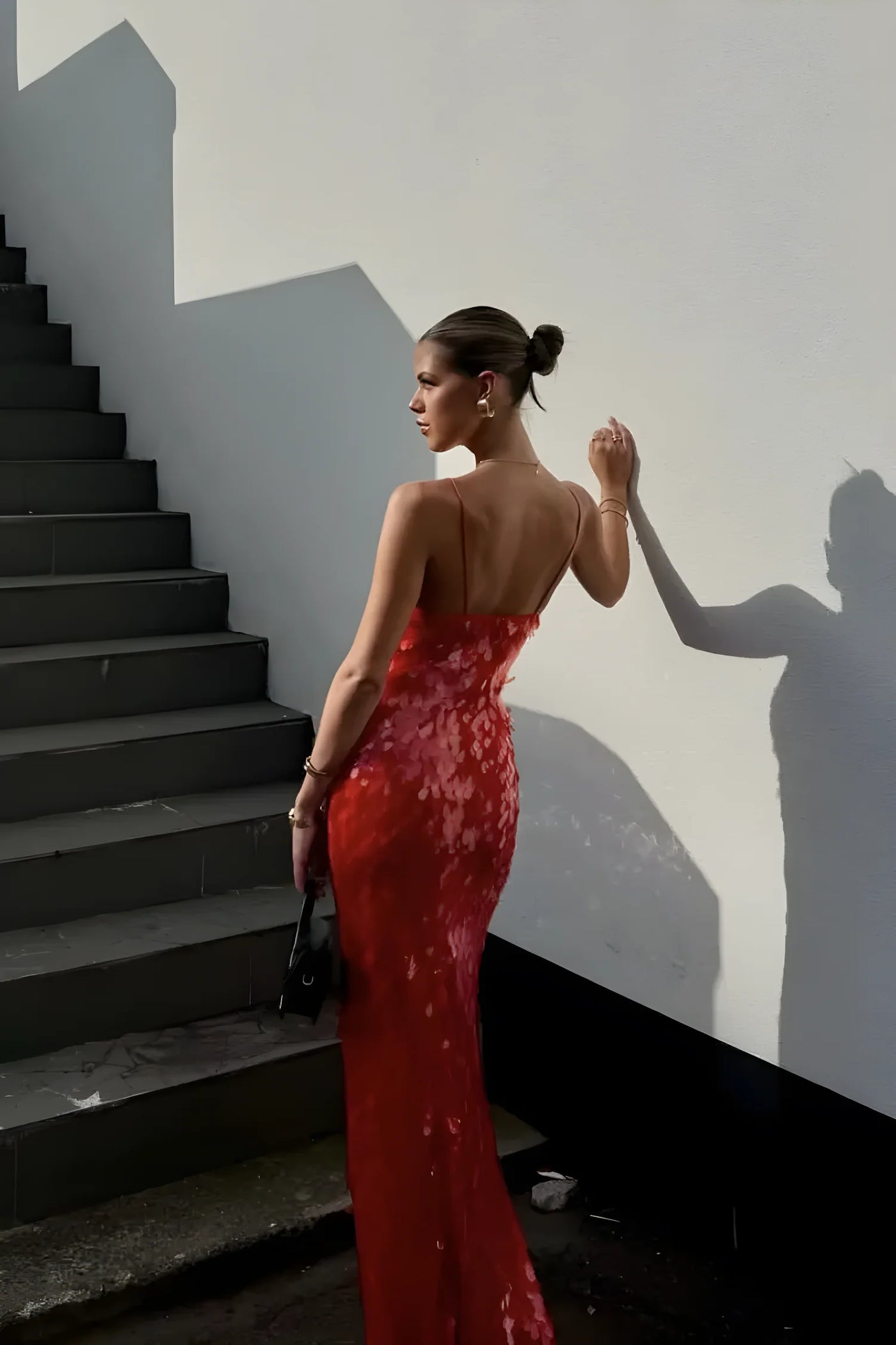 Andromeda | Sukienka Maxi z cekinami