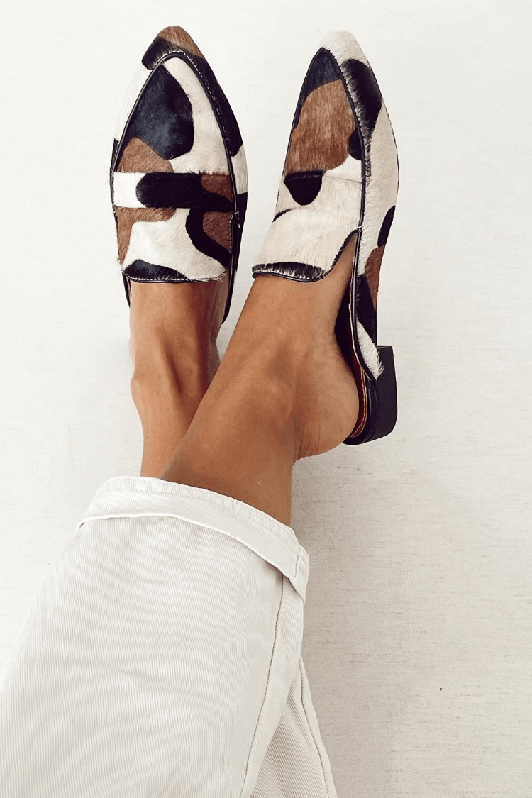 Britney | Loafer With Abstract Pattern