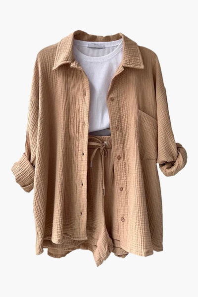 Aurélie | Elegancki i swobodny zestaw dwóch części