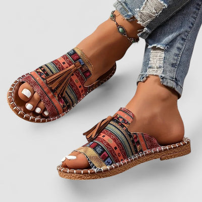 Leena | Komfortowe Płaskie Sandaly Ortopedyczne