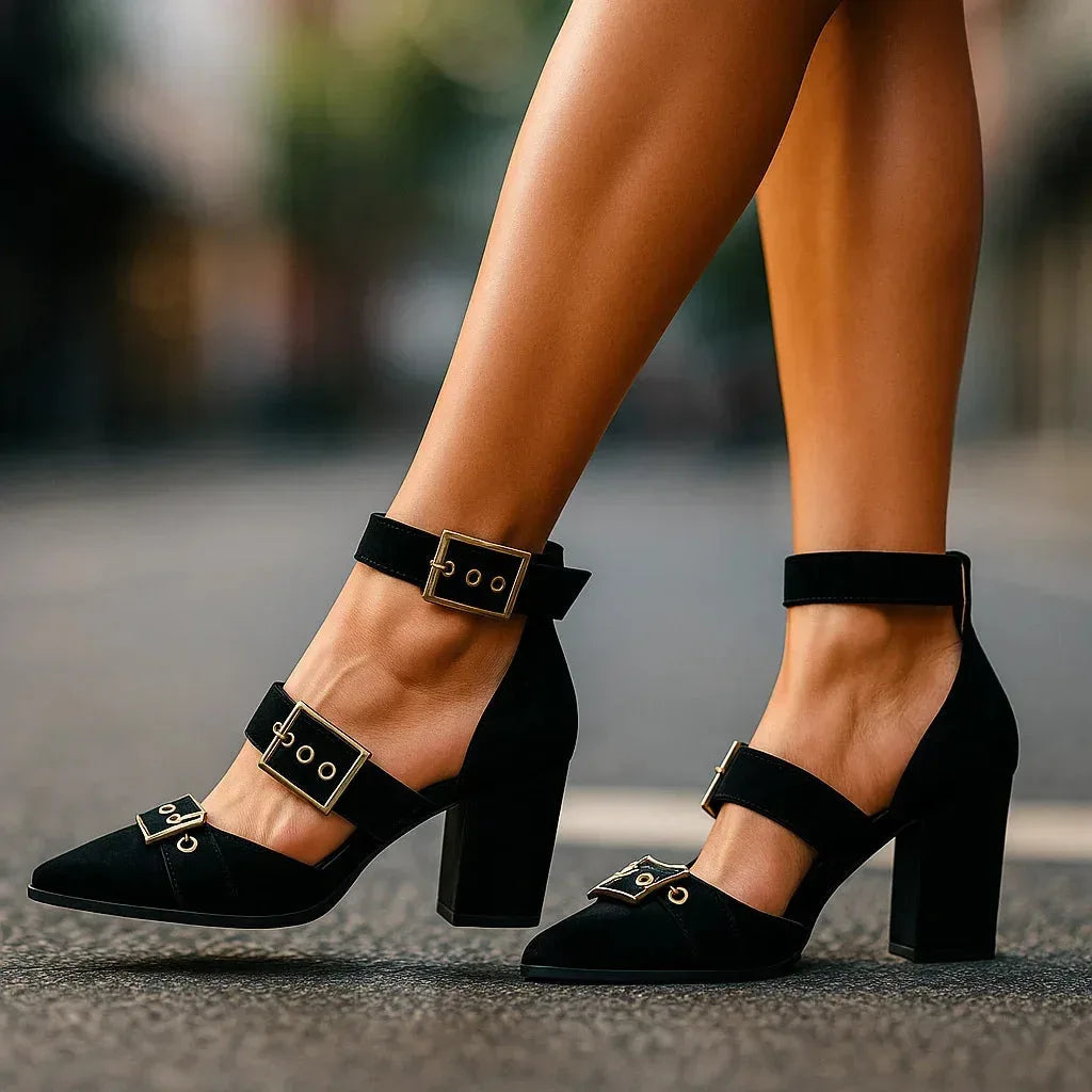 RAVYN RAE SUEDE HEELS