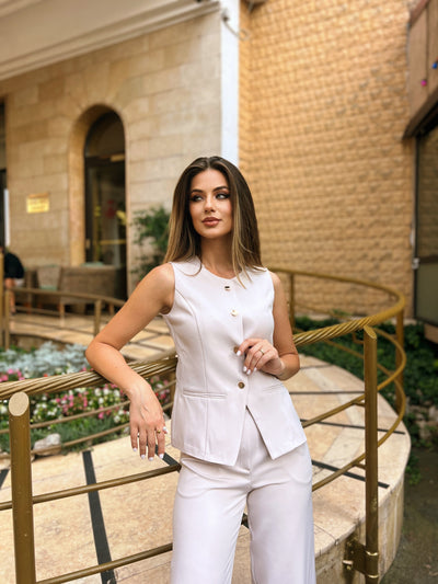 Liana | Elegancki Zestaw Damski – Dopasowany Garnitur Dwuczęściowy