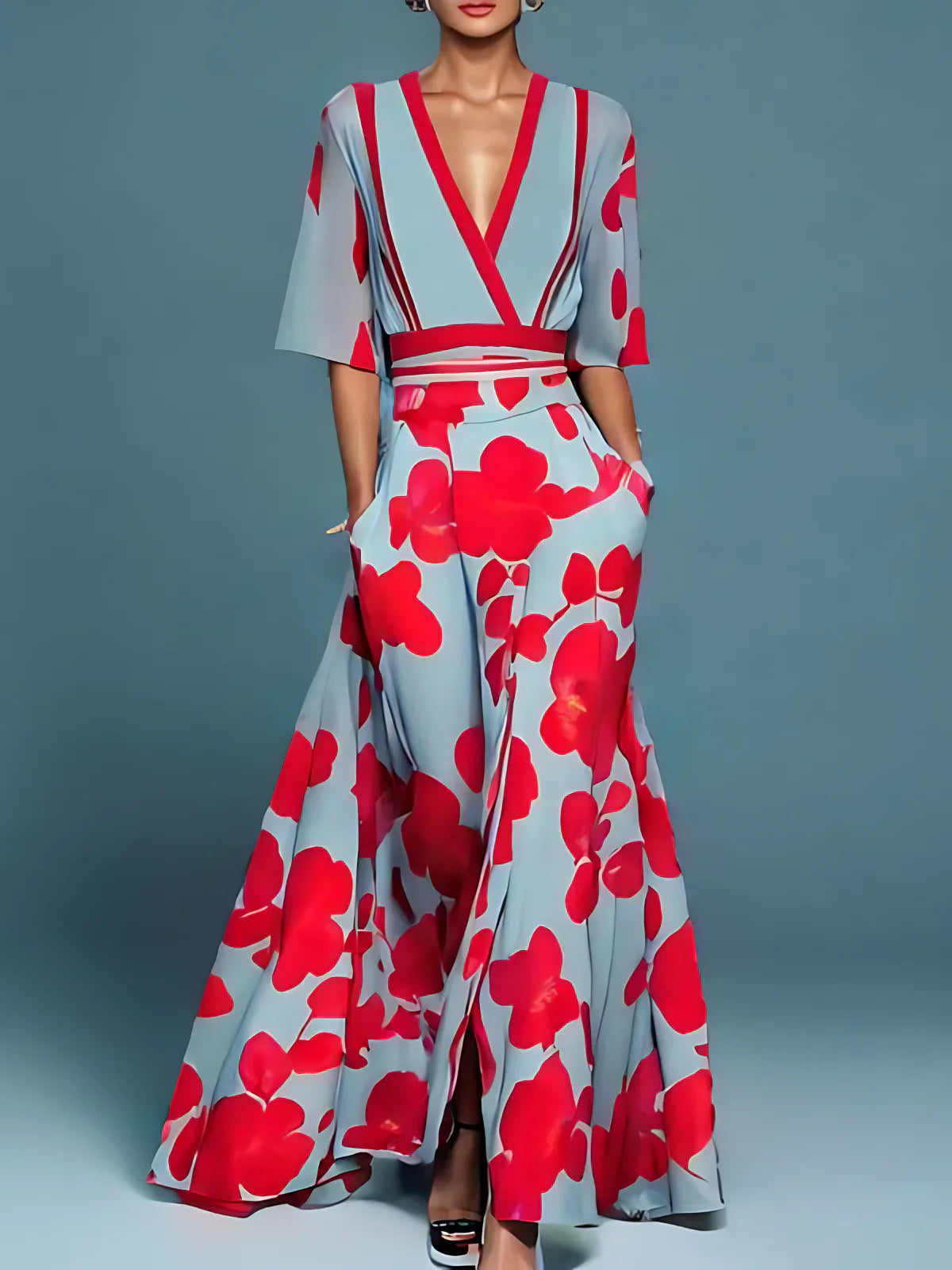 Helena | Elegant Floral Dress