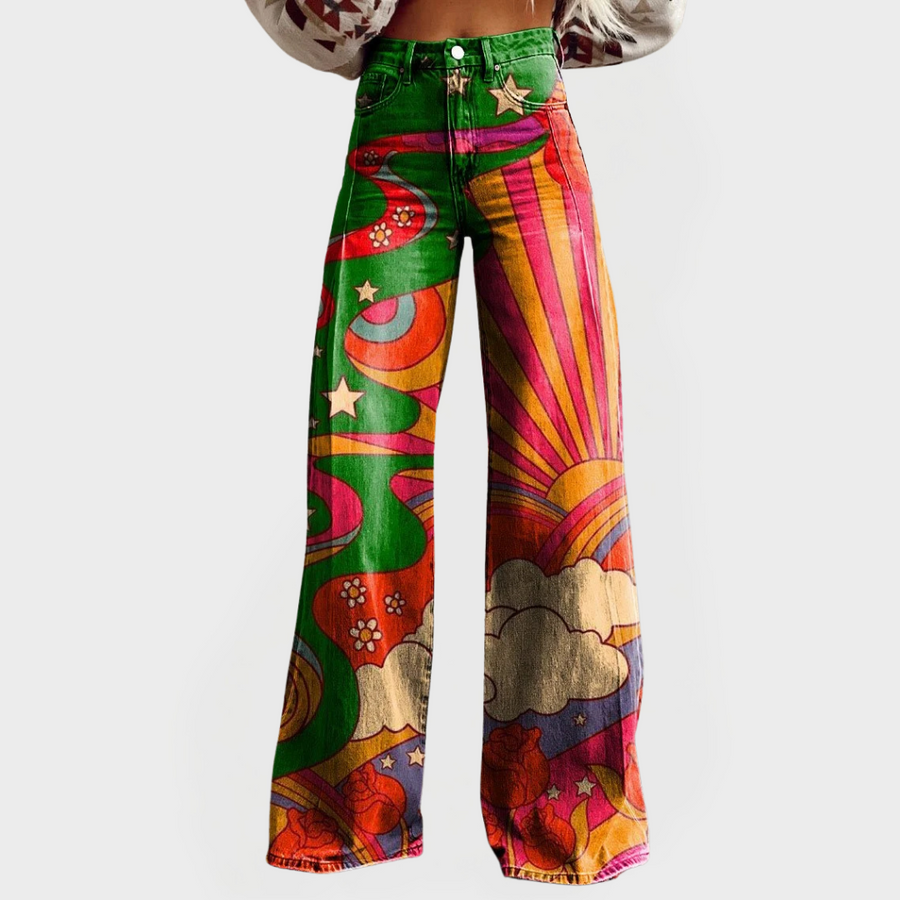 Stylish Live Jeans with Wide Legs