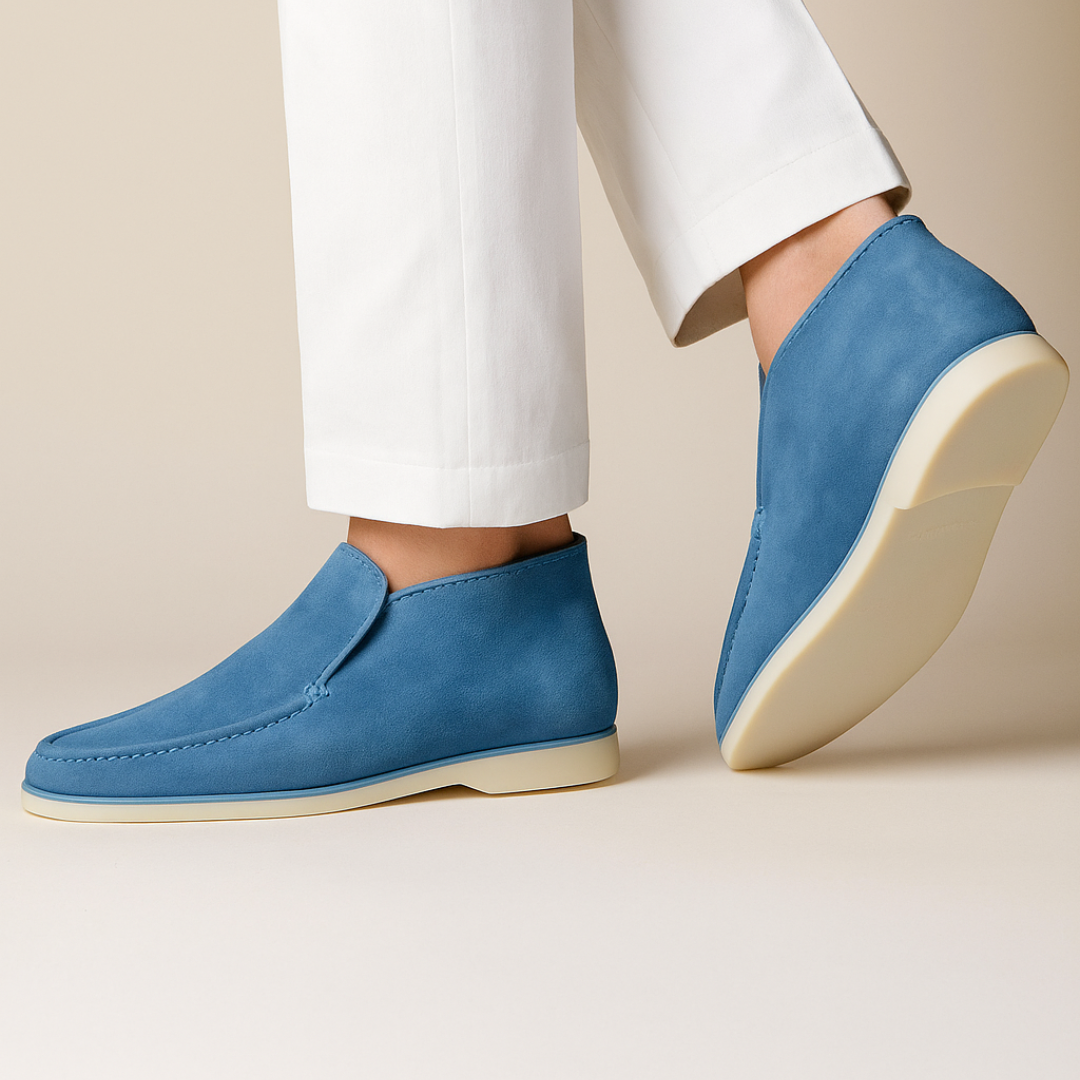 Sebastian | Suede Ankle Loafers