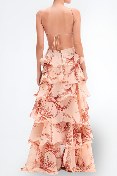 Nahia | Sukienka z Falbanami