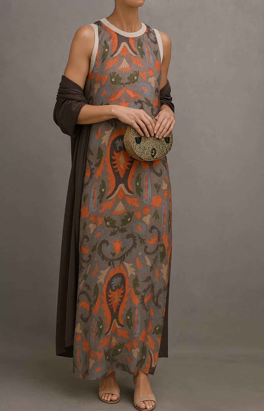 Irmtraut - Rich Pattern Printed Dress