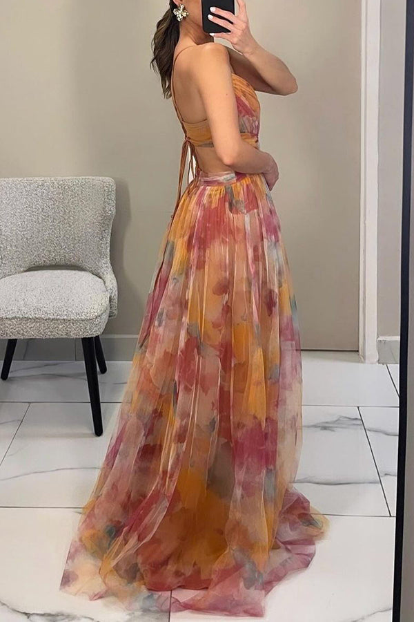 Florence™ | Elegancka i uniwersalna sukienka maxi w kwiaty