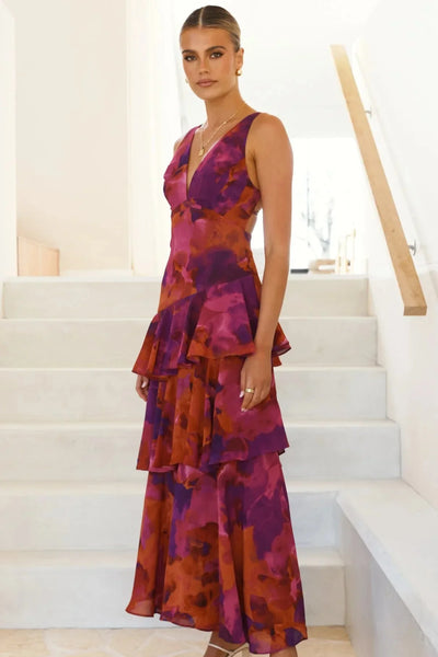 Vayen | Kwiatowa Sukienka Maxi