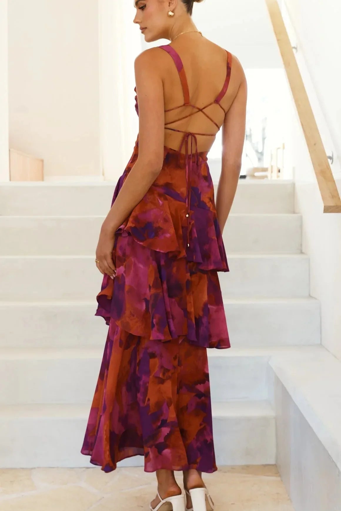 Vayen | Kwiatowa Sukienka Maxi