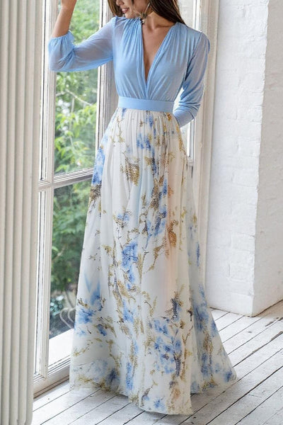 Sukienka Maxi w Kwiaty | Sien