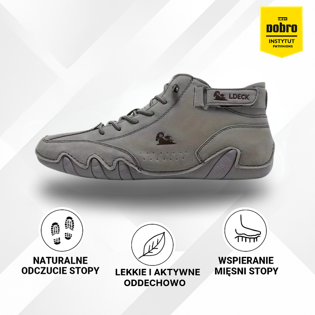 Alpaka | Ergonomiczny, wodoodporny, skórzany but barefoot odciążający stopy