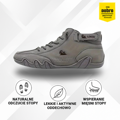 Alpaka | Ergonomiczny, wodoodporny, skórzany but barefoot odciążający stopy