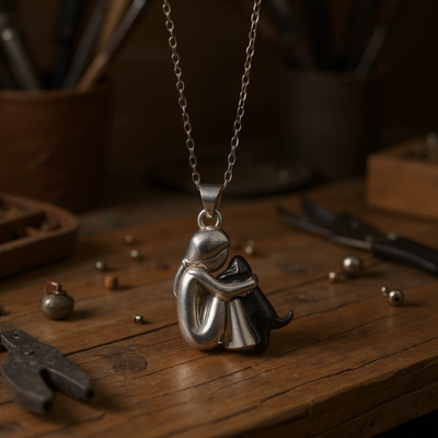 Hug Pendant Necklace