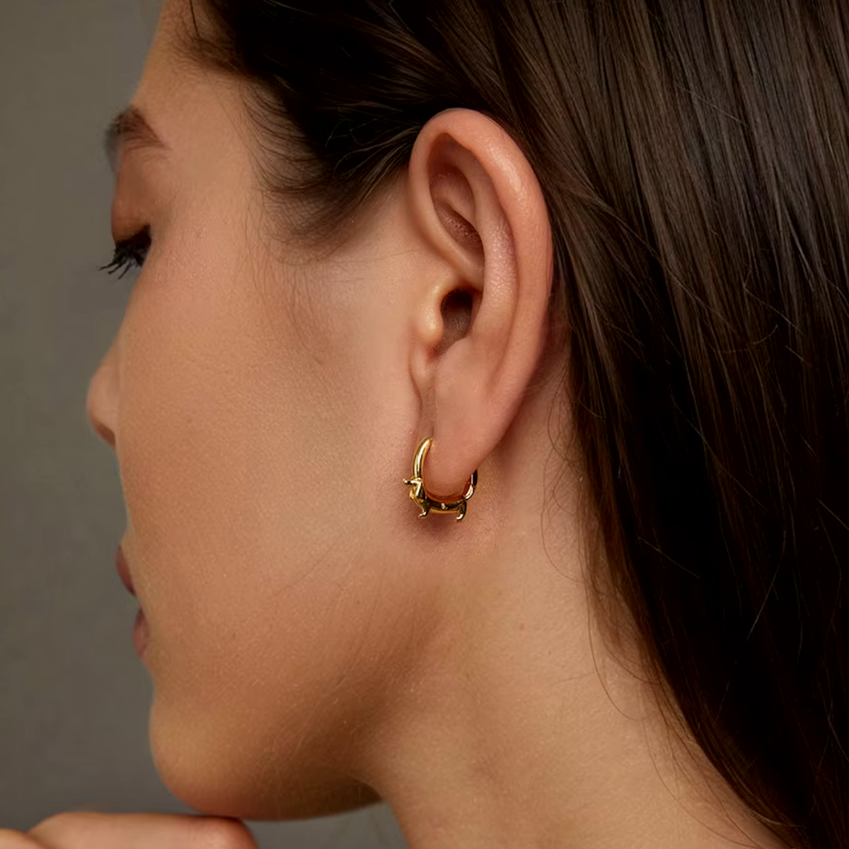 Precious Dachshund Hoops - A Pup Mom's Treasure