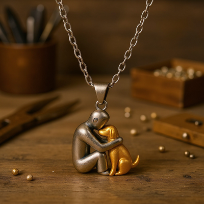 Hug Pendant Necklace
