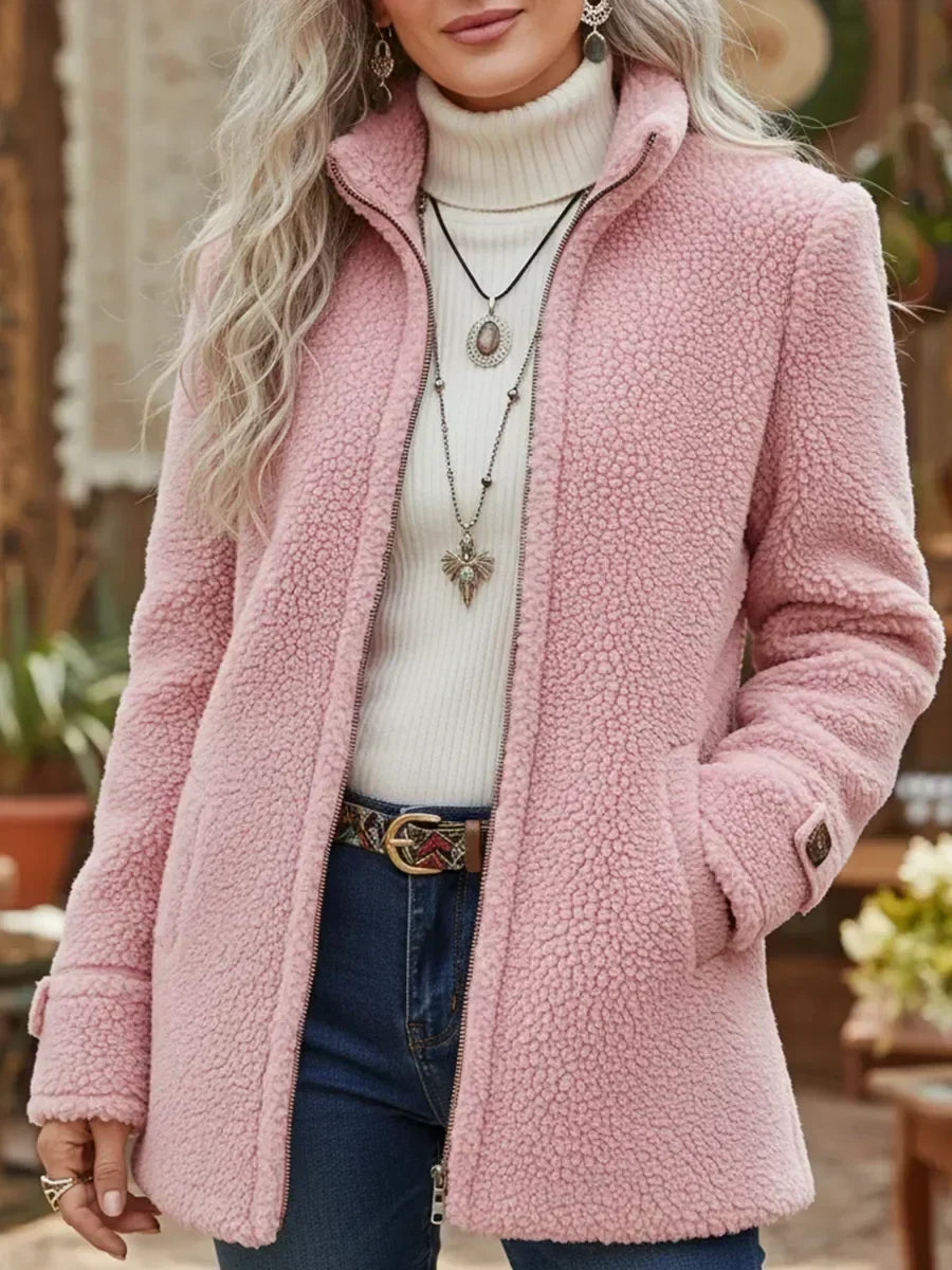 Judith | Comfortable Stand-Collar Full-Zip Jacket