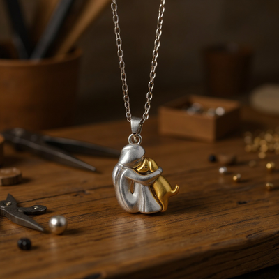 Hug Pendant Necklace