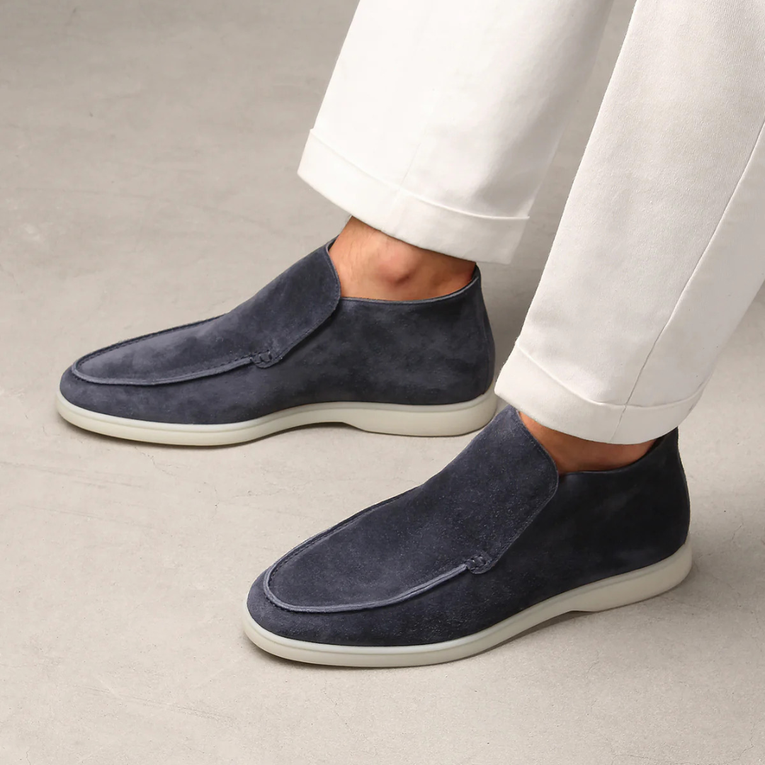 Sebastian | Suede Ankle Loafers