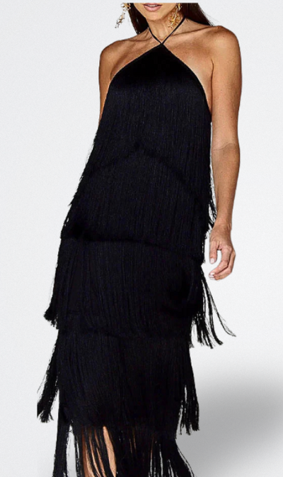 Sahara | Sukienka z Frędzlami