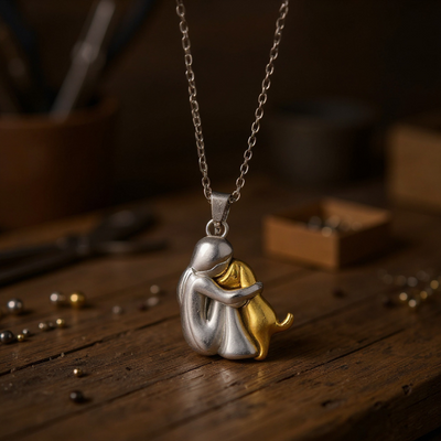 Hug Pendant Necklace